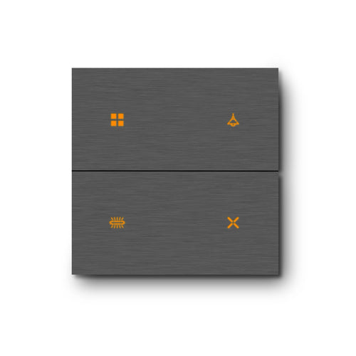 4 Button Smart Zigbee Switch-For Washrooms