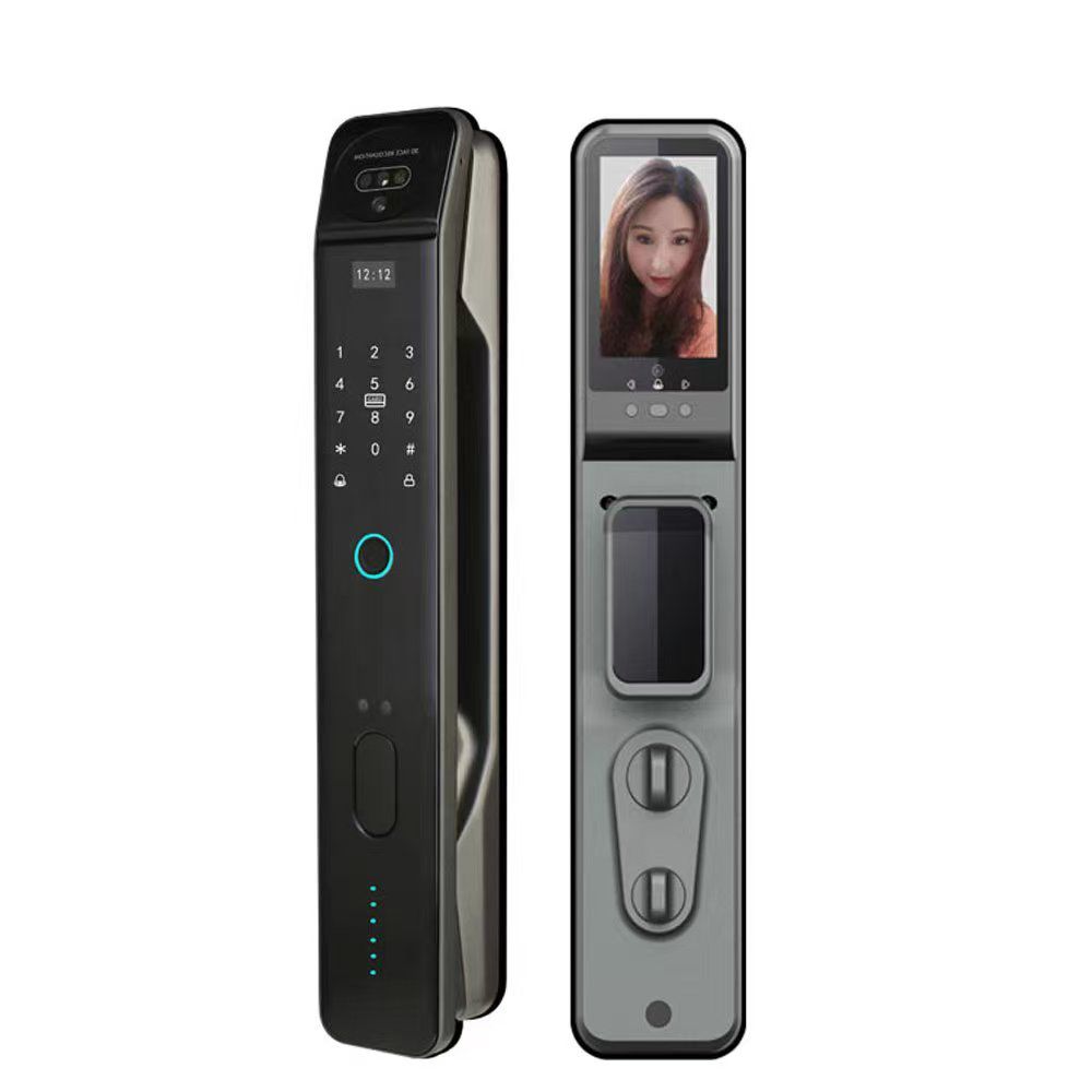 Smart Video Door Lock - 7 - in - 1 Unlocking Methods with Camera & Tuya App Control