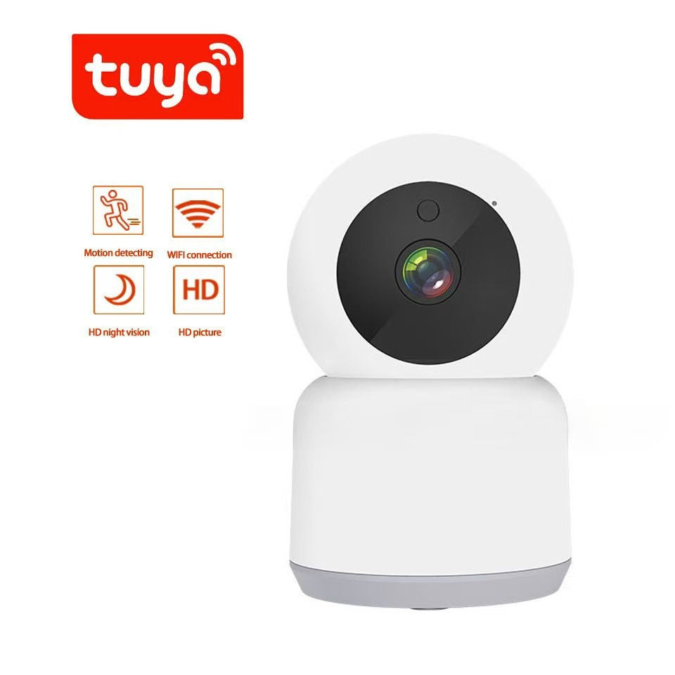 Smart Wi-Fi CCTV Camera with 360° Rotation | Tuya App Control