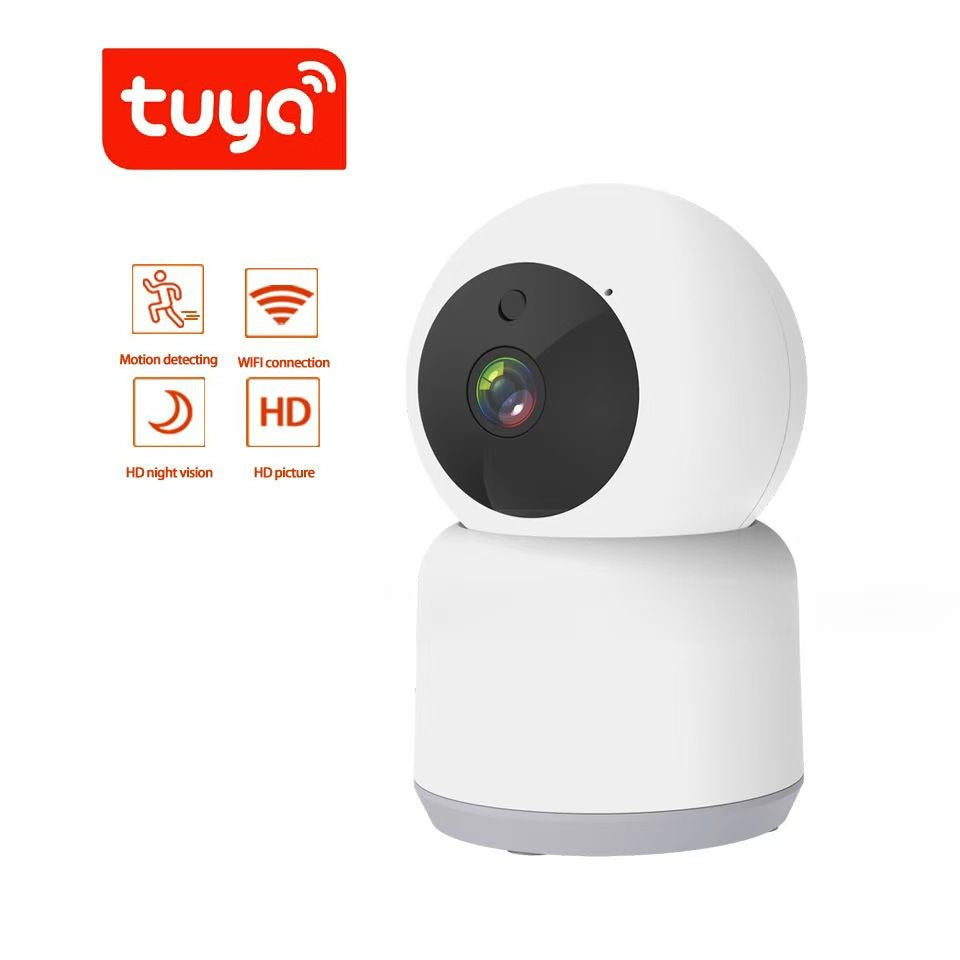 Smart Wi-Fi CCTV Camera with 360° Rotation | Tuya App Control